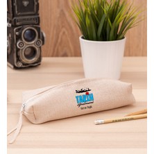 Hediye Dükkanı Kişiye Özel Tarih Öğretmeni Keten Bez Kalemlik