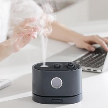 Dolity Ultrasonik Aroma Uçucu Yağ Difüzör Serin Mist Nemlendirici Ofis Spa Koyu Mavi