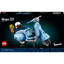 LEGO® Icons Vespa 125 10298 - Yetişkinler için Klasik bir İtalyan Simgesinin Detaylı ve Sergilenebilir Model Yapım Seti (1106 Parça)