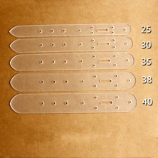Guangdong Spirit 5 Adet Pratik Kafa Tokası Kemer Deri El Sanatları Akrilik Boletus Uç Modelleri Stencil Alet Seti Dıy El Yapımı Aksesuarlar Için -
