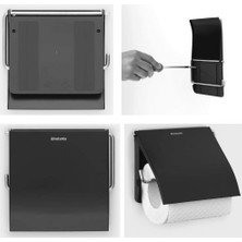 Brabantia Siyah Tuvalet Kağıt Tutacağı