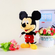 Sanlindou Disney 1831 Adet + Mickey Mouse Elmas Blokları Mirco 3D Model Mouse Klasik Yapı Tuğlaları Rakamlar (Yurt Dışından)