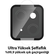 Ally Iphone 13-13 Mini Tempered Glass Cam Kamera Koruyucu