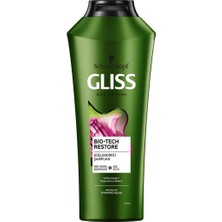 Gliss Bio-Tech Restore Güçlendirici Şampuan- Kök Hücre Kompleksi ve Gül Suyu ile 360 ml