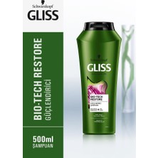 Schwarzkopf Gliss Bio-Tech Güçlendirici Saç Bakım Şampuanı 500 ML