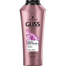 Gliss Serum Deep Repair Onarıcı Şampuan - Protein Kompleksi ve Hint İnciri ile 360 ml