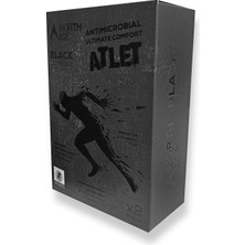 Nort Ice Black Serisi 2li Paket Atlet Siyah