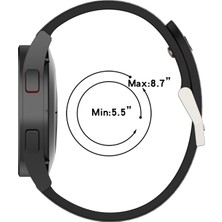 Silikon Samsung Galaxy Watch4 Için Silikon Nefes Izle Strap4 40MM Pembe + Su Ördek (Yurt Dışından)