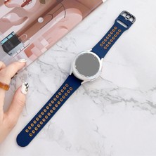 Sunsky Samsung Galaxy Watch4 Için Silikon Kordonlu Saat 40MM Mavi Sarı (Yurt Dışından)