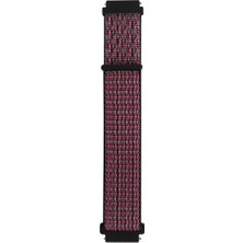 Samsung Galaxy Watch3 Için Naylon Kayışı 45MM Olgun Berry (Yurt Dışından)