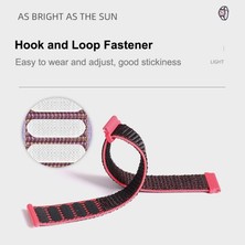 Samsung Galaxy Watch3 Için Naylon Kayışı 45MM Olgun Berry (Yurt Dışından)