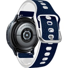 22MM Inek Derisi Deri Kordonlu Mavi Beyaz (Yurt Dışından)