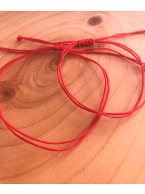 Home Art Nova Çift Bilekliği Kırmızı Ip Bileklik Aşk Bilekliği