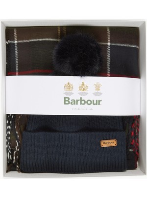 Barbour Dover Bere & Hailes Scarf Gift Set TN11 Classic