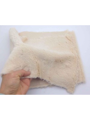 Angel Çanta Akssesuar Krem  Renk X20 cm Kürk