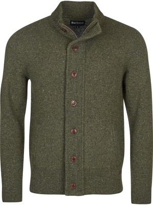 Barbour Tisbury Zip Through Hırka GN79 Dk Seaweed