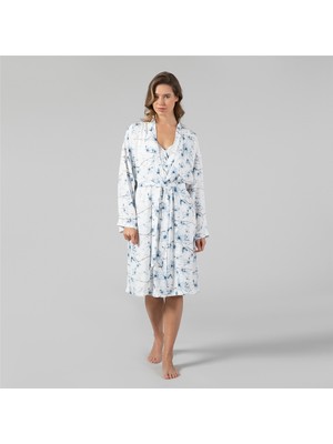 Chakra Graylen Sabahlık  Gece Mavisi