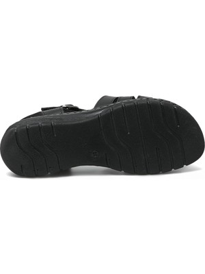 Polaris 162515.Z2FX Siyah Kadın Sandalet