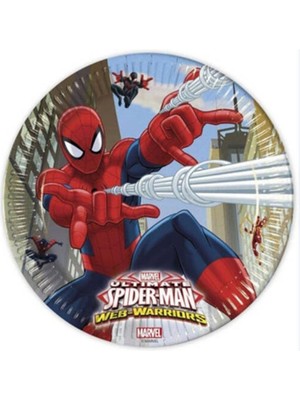 Boncuk Avm Spiderman Örümcek Adam Tabak 8li