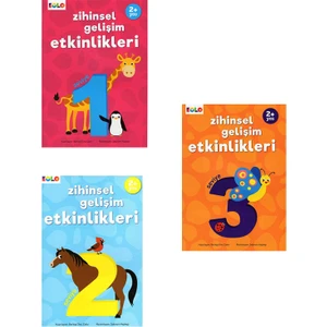 +2 Yaş Zihinsel Gelişim Etkinlikleri 3’lü Set – Seviye 1-2-3