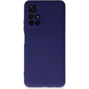 Kzy Xiaomi Redmi Note 11 Kapak Kamera Korumalı Içi Kadife Lansman Silikon Kılıf - Mor