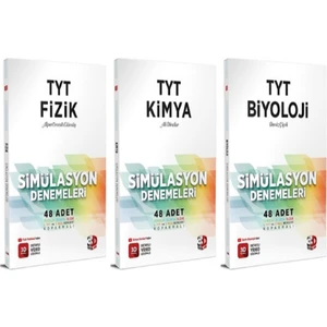 3D Yayınları TYT Simülasyon Fizik-Kimya- Biyoloji Denemeleri