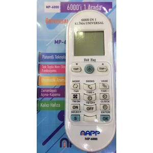 Ata Elektronik Tüm Markalar ve Modeller Akıllı Klima Kılima Kumandası Unıversal Evrensel Kodlanabilir Programlanabilir 6000 In 1