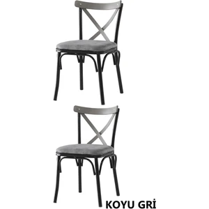 Sweet Home 2 Adet Çapraz Bahar Sandalye