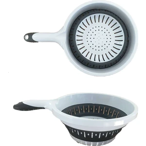 Katlanabilir Saplı Silikon Süzgeç SG285