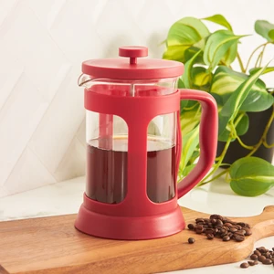 Cookplus Column Red Borosilikat Cam French Press 800 ml