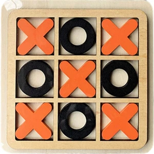 5 Adet Tic Tac Toe Çocuklara Hediye Tahta Oyunu (Yurt Dışından)