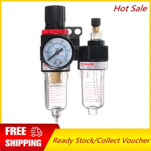 Guangdong Spirit Aracı Homeg1/4'' Hava Kompresörü Filtre Regülatörü Su Yağ Ayırıcı Göstergesi Tuzak 1.0mpa (Yurt Dışından)