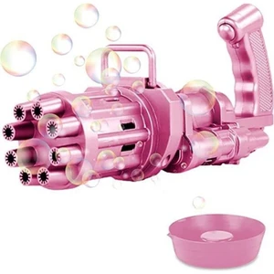 Pilli Köpük Tabancası Bubble Machine – Pembe