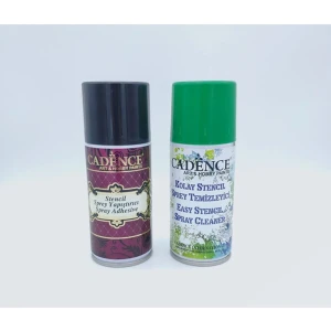 Cadence Stencil Sprey Yapıştırıcı ve Temizleyici Set