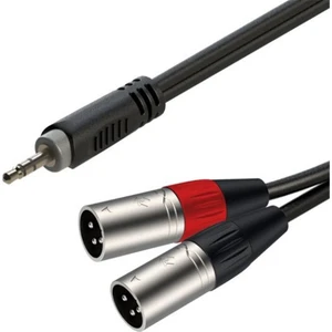 RX-K13603 3 Metre 3.5 mm Stereo Pc-Çift Xlr Erkek Hazır Kablo