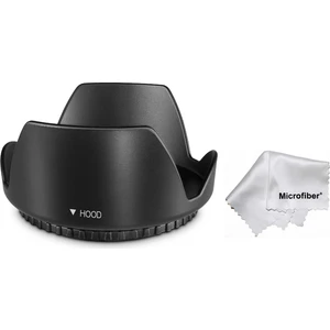 Canon 18-55MM Lens Için 58MM Yaprak Parasoley Flower Hood