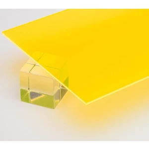 2.8mm Sarı Transparan Pleksi Levha, Akrilik Levha Şeffaf Sarı Pleksi