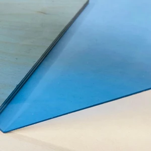 2.8mm Mavi Transparan Pleksi Levha, Akrilik Levha Şeffaf Mavi Pleksi
