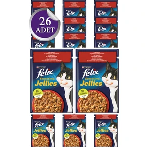 Karışık Yaş Kedi Maması 85 gr X26 Adet (Yeni Paket)