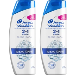 Head & Shoulders Klasik Bakım 2si1 Arada Kepeğe Karşı Etkili Şampuan 350ML x 2 Adet