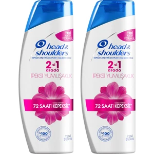 Head & Shoulders Ipeksi Yumuşaklık 2si1 Arada Kepeğe Karşı Etkili Şampuan 350ML x 2 Adet