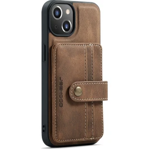 Pu + Tpu Kılıf iphone 13 Için Kahverengi