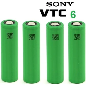 Vtc6 18650 3.7V 3000 Mah Li-Ion Pil / 4ADET Pil + 2ADET Pil Kutusu