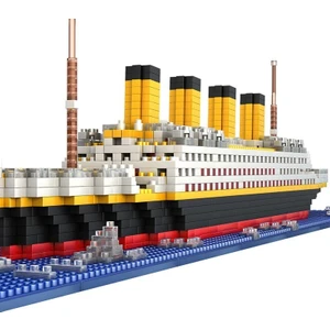 Titanic Setleri Cruise Tekne Gemi Modeli Yapı Taşları Rakamlar Oyuncaklar Elmas Mini Tuğla Kiti Oyuncaklar Çocuklar Için (Yurt Dışından)