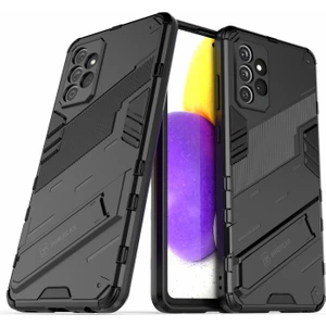 Samsung Galaxy A72 5g / 4g Için Çift Katmanlı Darbeye Karşı Koruyucu Hibrit Tpu Kılıf - Siyah (Yurt Dışından)