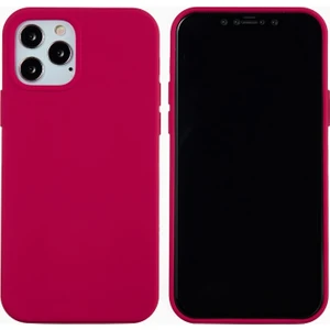 Apple Iphone 12 6.1 Inç Uyumlu Silikon Yumuşak Tpu Telefon Kılıfı - Pembe (Yurt Dışından)