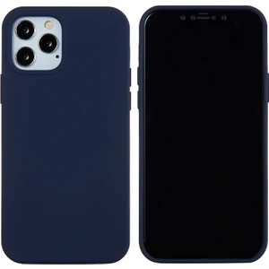 Apple Iphone 12 6.1 Inç Uyumlu Silikon Yumuşak Tpu Telefon Kılıfı - Lacivert (Yurt Dışından)