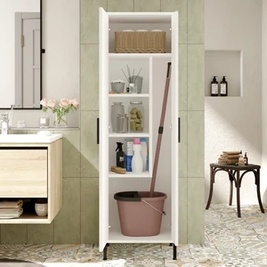 Daisy Çok Amaçlı Dolap Vileda Banyo Dolabı Beyaz Dy1-W