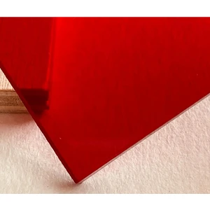 2.8mm Kırmızı Transparan Pleksi Levha, Akrilik Levha Şeffaf Kırmızı Pleksi