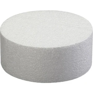 Yuvarlak Strafor Maket Pasta 18X10 cm